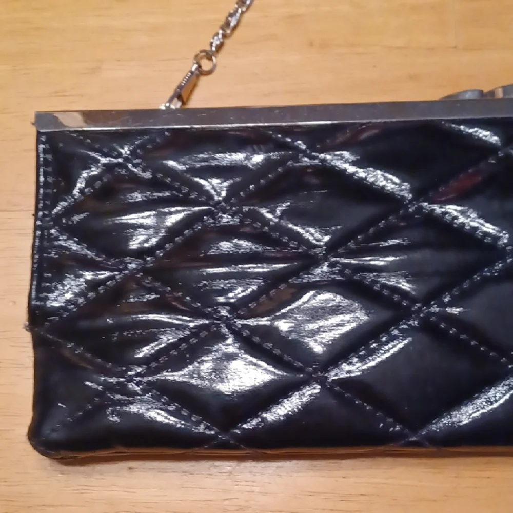 depeche mode Vinyl Black Quilted Clutch